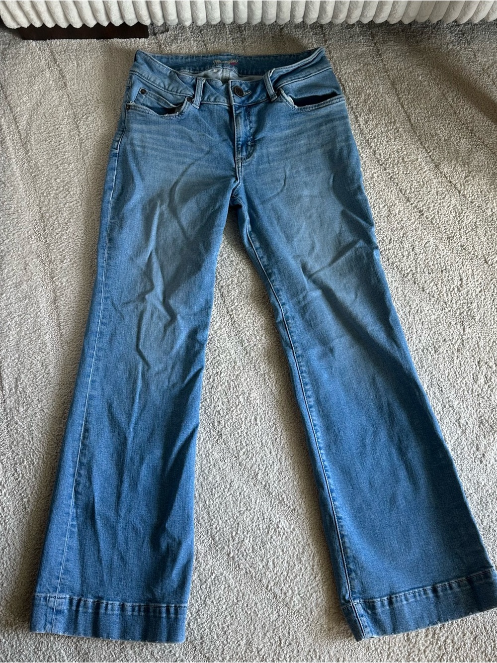 Wrangler Women’s Retro Mae Trouser Jeans Denim Relaxed Fit - Picture 1 of 8